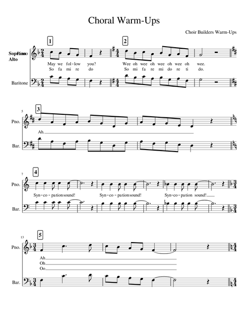 Choral Warm-Ups
