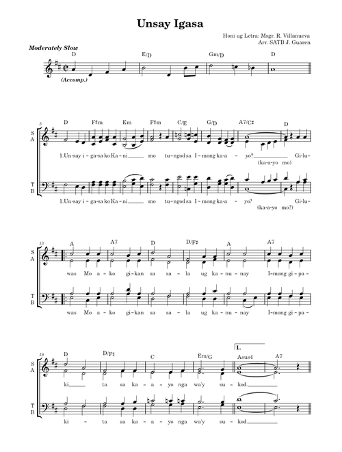 Unsay Igasa – Rudy Villanueva