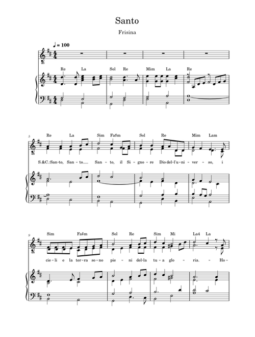 Santo -Frisina