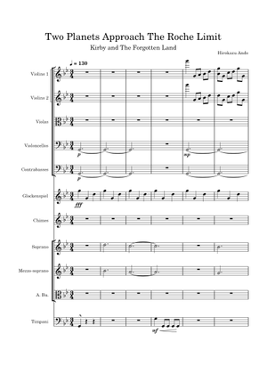 Two Planets Approach the Roche Limit Sheet Music for Piano (Solo