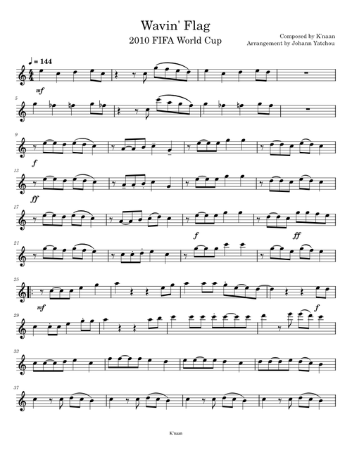 Wavin' Flag Solo