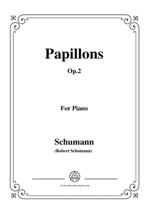 Schumann Papillons Op.2 Pour Piano - Livres