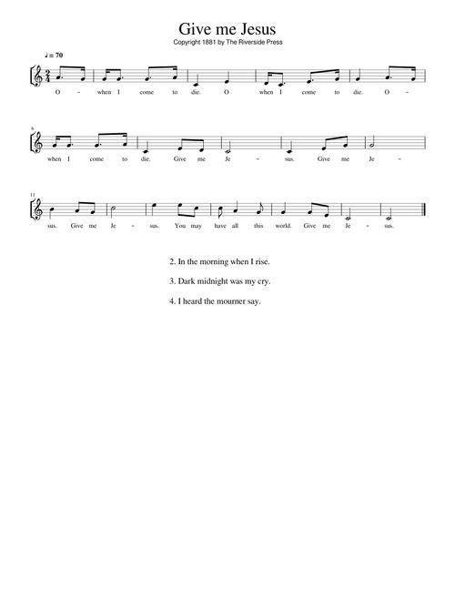 17-Give me Jesus