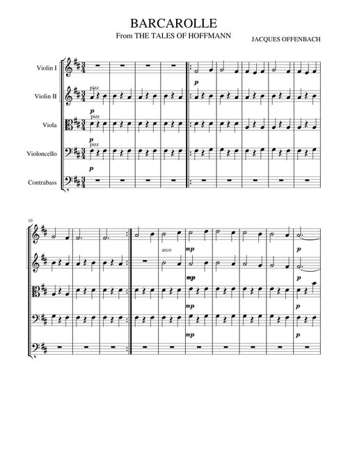 BARCAROLLE