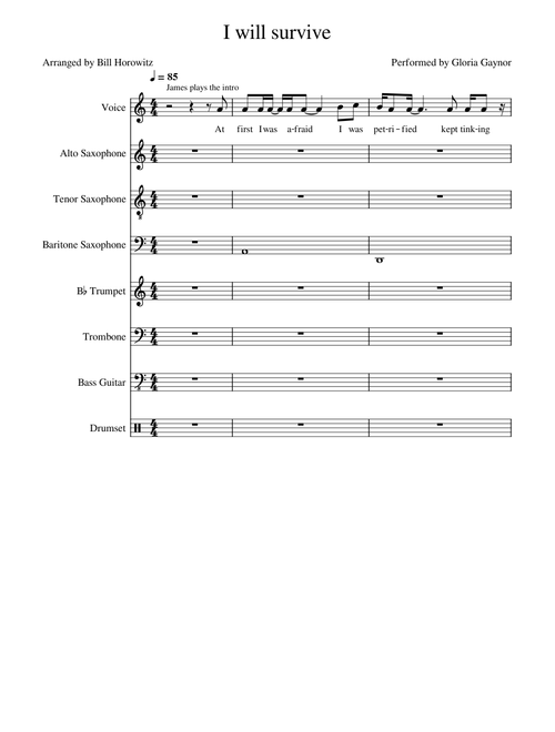 I will survive – Gloria Gaynor for BTJU