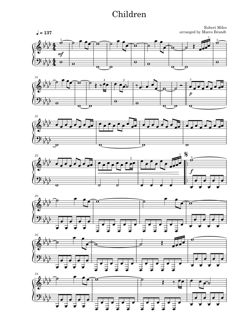 Robert miles piano cover cheap