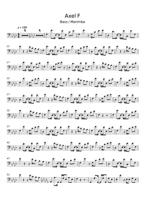 Axel F Sheet Music for Clarinet other (Solo) | MuseScore.com