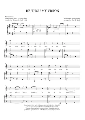 Be thou my vision(試みの世にあれど) Sheet music for Piano Be thou my vision(試みの世にあれど) Sheet music for Piano