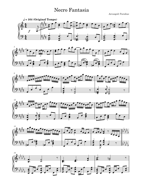 Necro Fantasia (Arranged by Parodius)