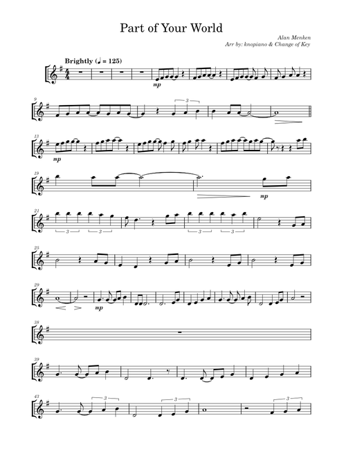 Part of Your World – Unknown author
