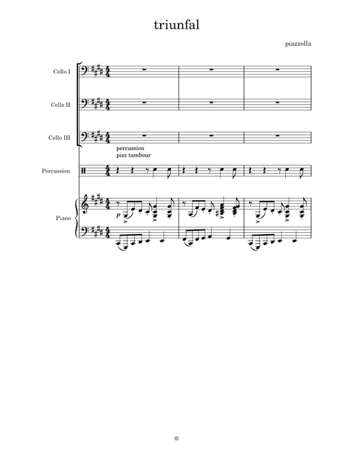 Triunfal – Astor Piazzolla