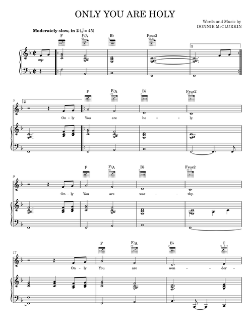 Donnie McClurkin sheet music by mamuse nyc | Play, print