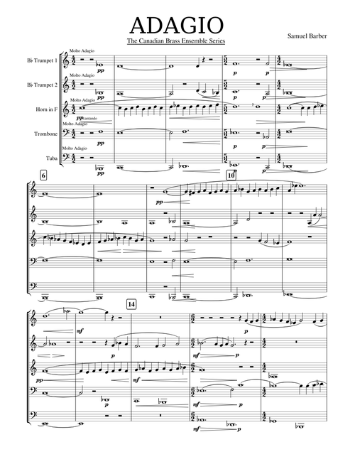 Adagio for Strings (S. Barber)