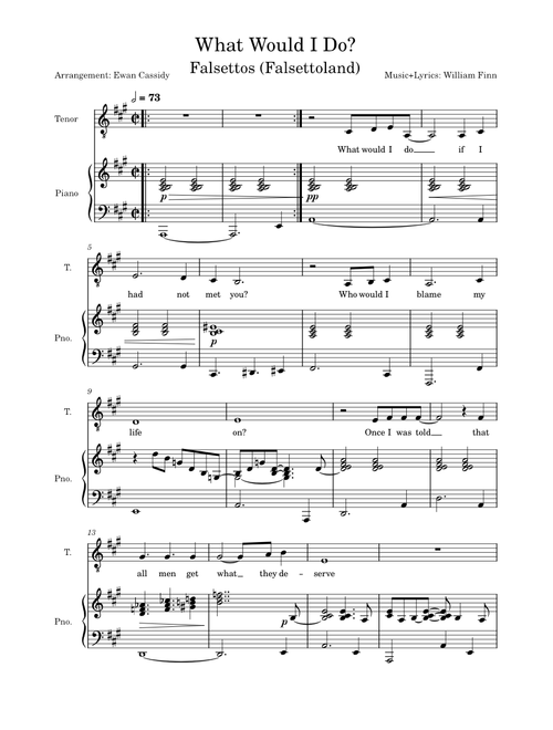 What Would I Do? – Falsettos