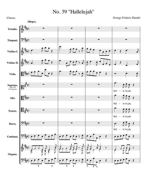 Handel: Messiah, HWV 56: Part II. "Hallelujah Chorus"