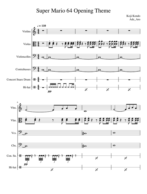 Super Mario 64 Opening Theme