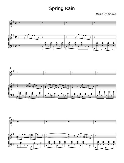 Spring Rain - Yiruma