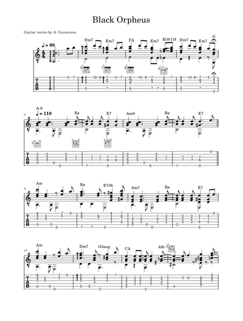 Black orpheus – Luiz Bonfá