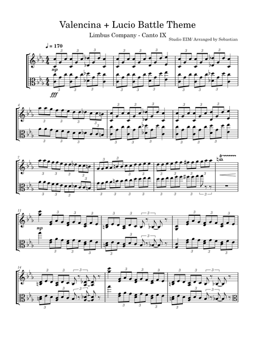 Valencina + Lucio Battle Theme – sabbyburns16