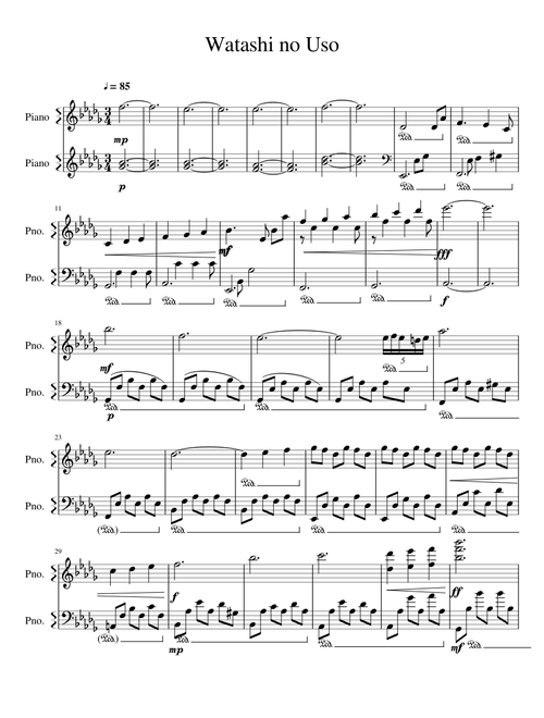Kujikesou ni Naru Watashi wo Sasaete Kudasai| Your Lie in April |Shigatsu wa Kimi no Uso |