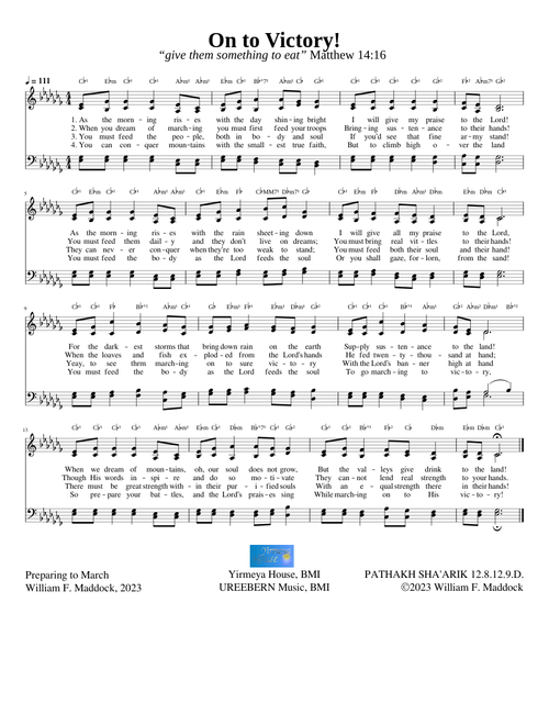 On to Victory! - William F. Maddock