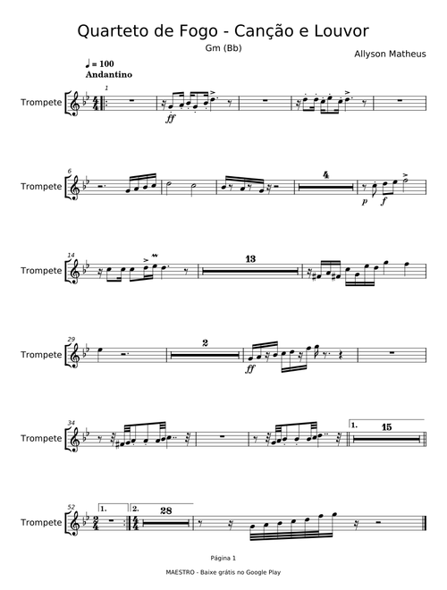 Quarteto de Fogo - Canção e Louvor