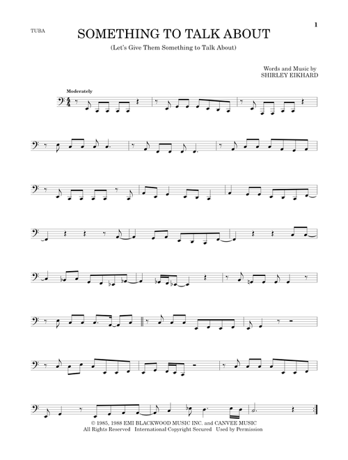 Something To Talk About (Let's Give Them Something To Talk About) - Bonnie Raitt (Tuba Solo)