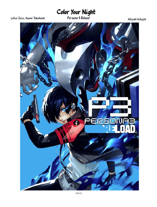 Persona 3 Reload - Color Your Night