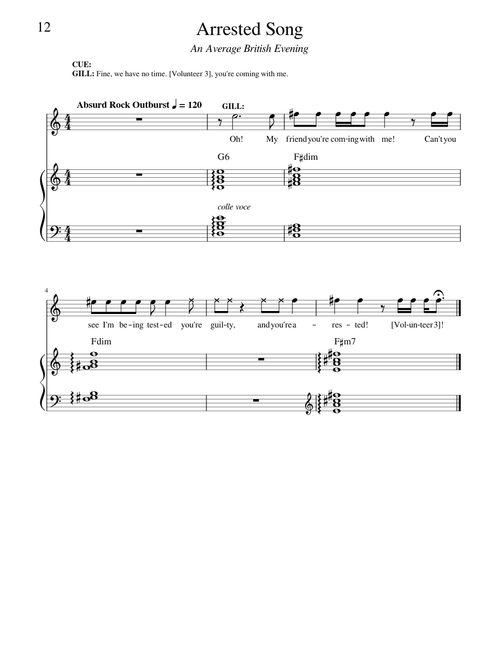 Arrested Song