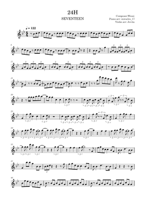 SEVENTEEN - 247 Sheet Music for Piano (Solo) | MuseScore.com
