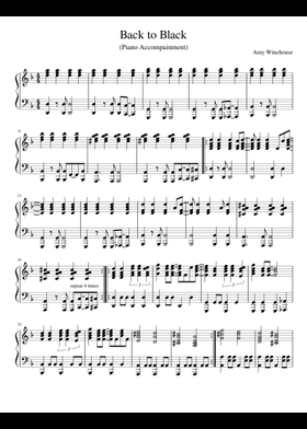 Free Amy Winehouse sheet music | Download PDF or print on