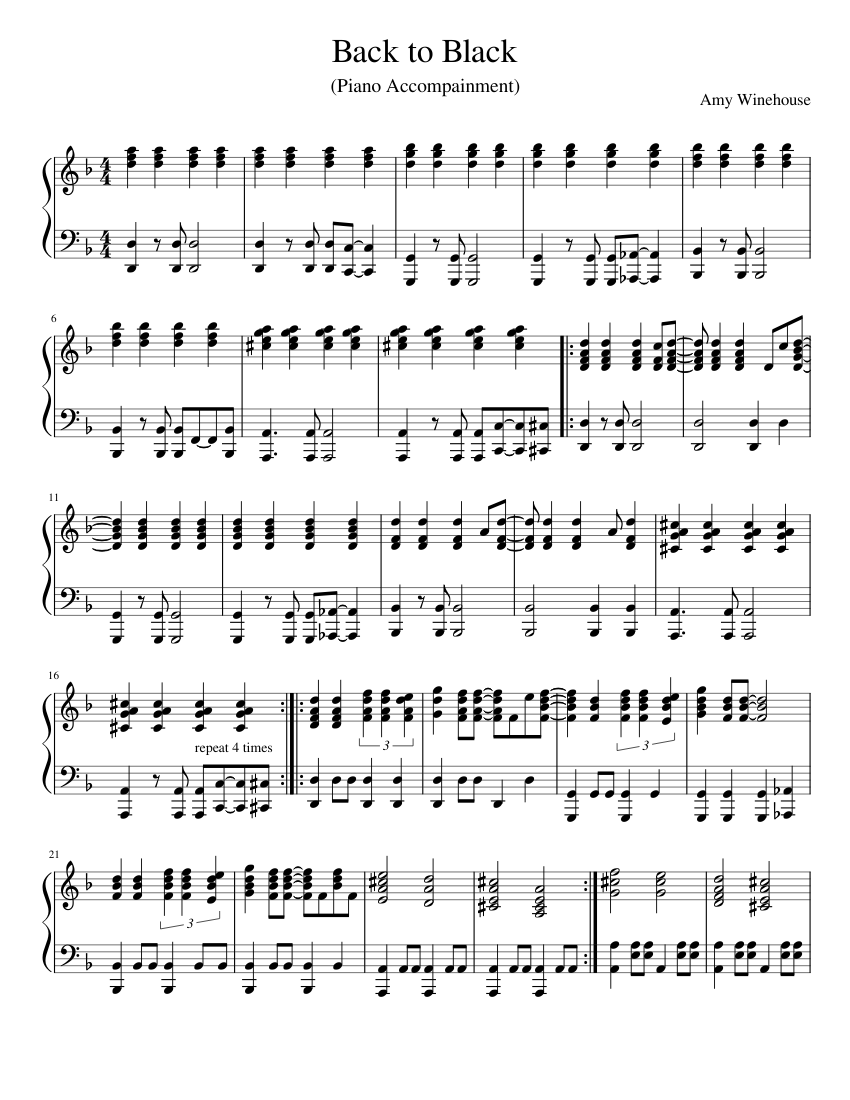 Amy Winehouse Back To Black Piano Cover Piano Tutorial amy-winehouse-back-to-black-piano-cover-piano-tutorial