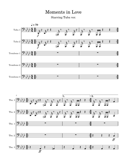 Moments In Love – FAMU Moments in Love, Small Band ver. 2