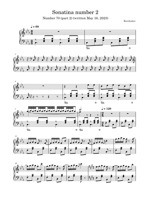 Sonatina number 2 (p2) - Korzhukov