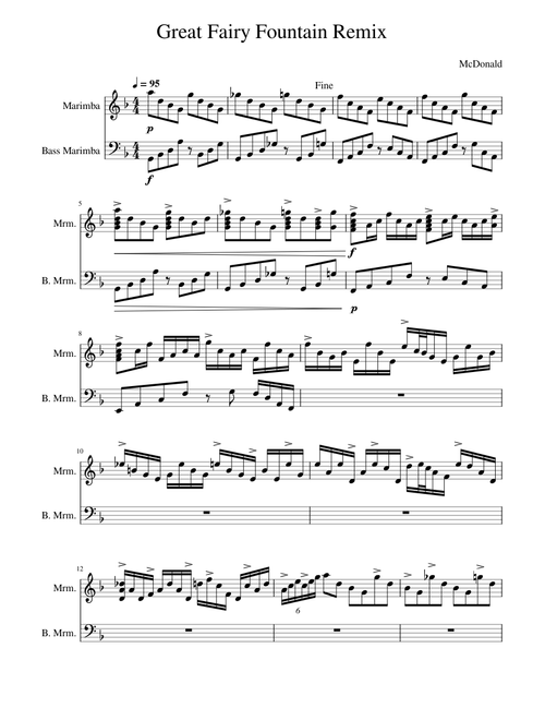 Great Fairy Fountain-Marimba Duet