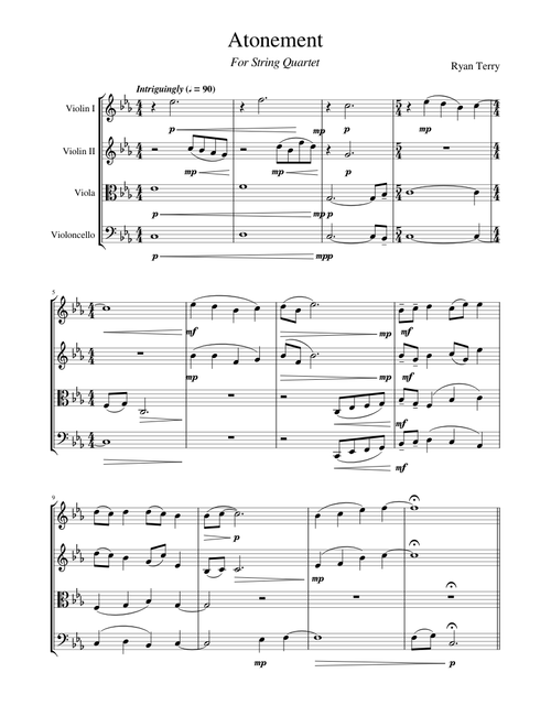 Atonement (String Quartet)