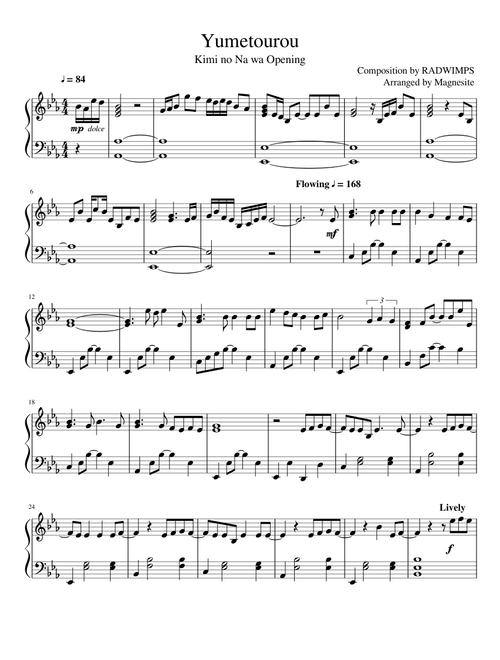 Yumetourou - Kimi no Na wa