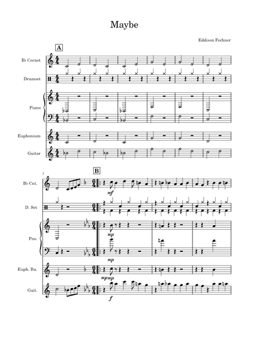 Maybe – Charles Strouse Maybe