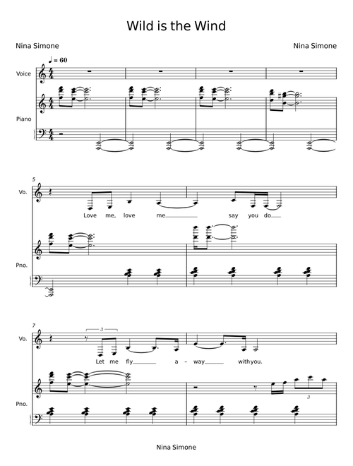 Wild is the Wind - Nina Simone