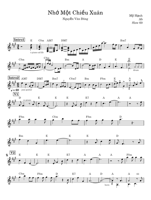 Nhớ Một Chiều Xuân