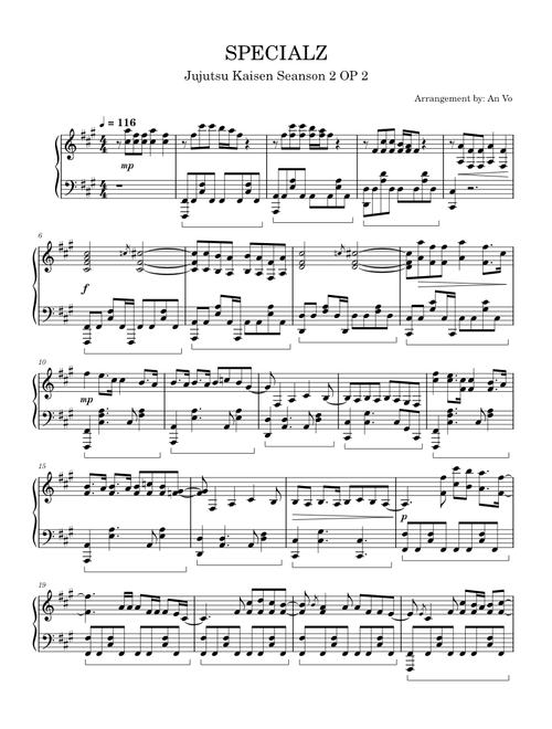 Yosane | Free sheet music | Download PDF or print on