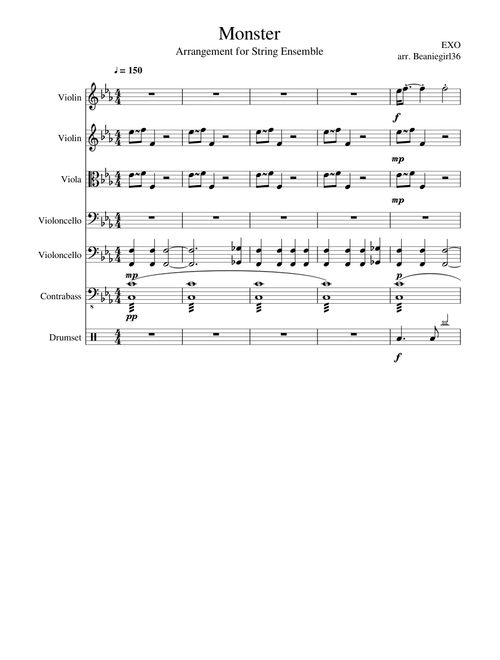 Monster (EXO) for String Ensemble
