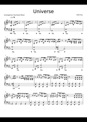 Universe Sheet Music for Piano (Solo) | MuseScore.com