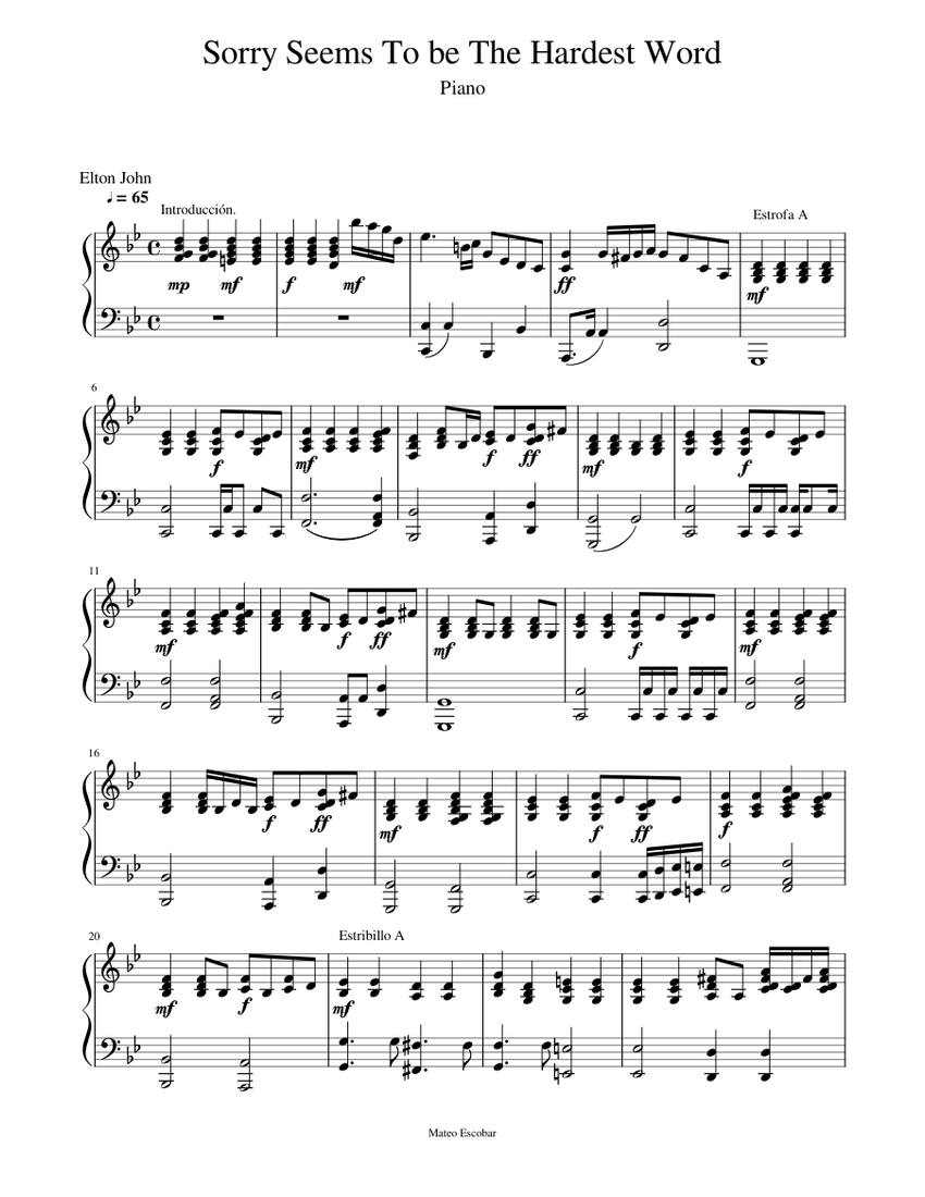 ноты элтон джон sorry seems to be. элтон джон и блю. Sorry seems to be the hardest ноты. Sorry seems to be the hardest ноты. элтон джон и блю.