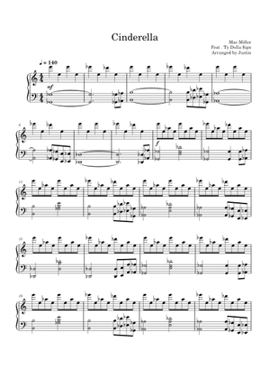 Cinderella – Mac Miller Sheet Music for Trombone, Tuba, Oboe, Saxophone ...