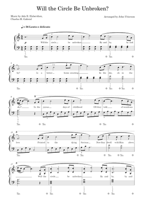 Will the Circle Be Unbroken (Lead sheet with lyrics ) Sheet Music with ...