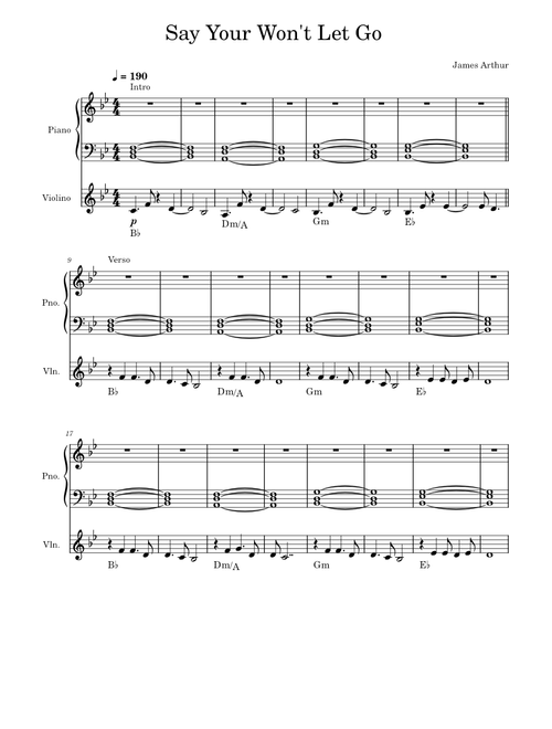 Say you wont let go – James Arthur