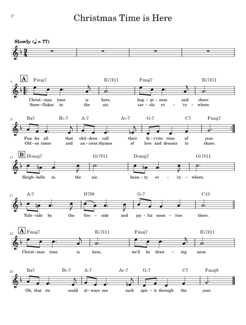 Christmas Time Is Here – Vince Guaraldi Trio