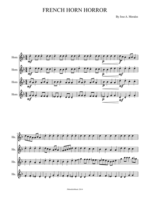 FRENCH HORN HORROR