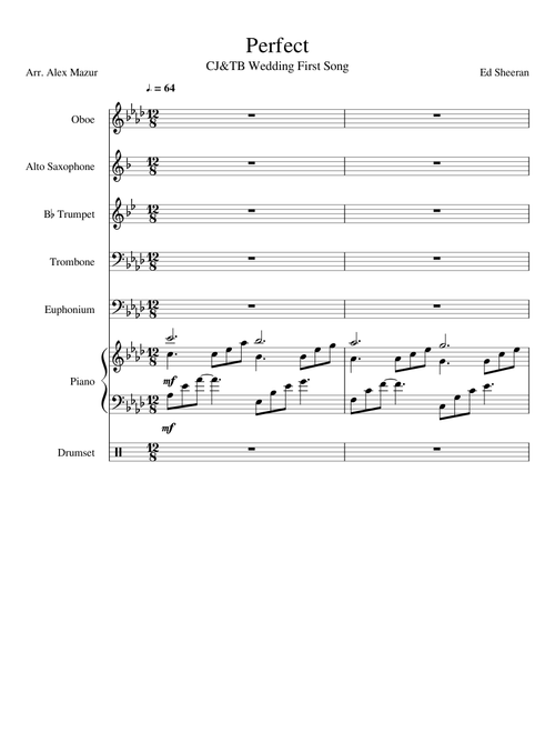 Perfect/Pachelbel's Canon [BRASS BAND]